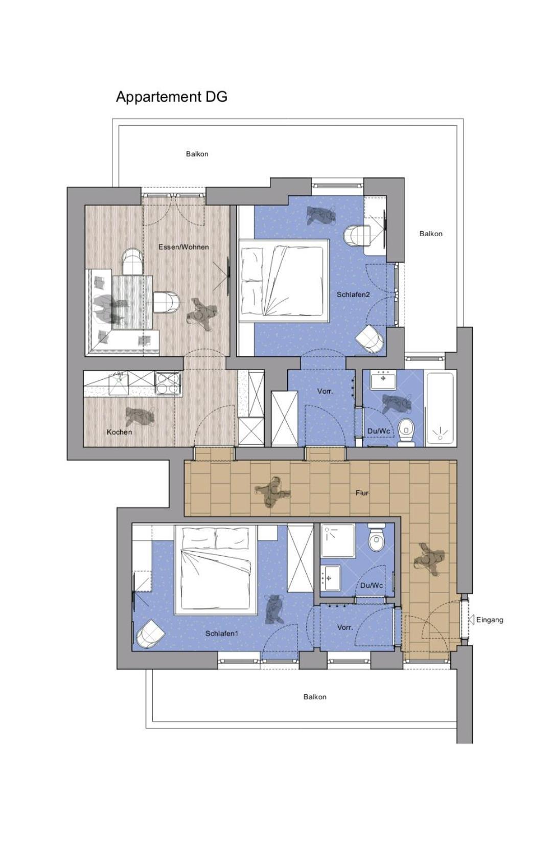 גרלוס Zeitlos Apartments חדר תמונה